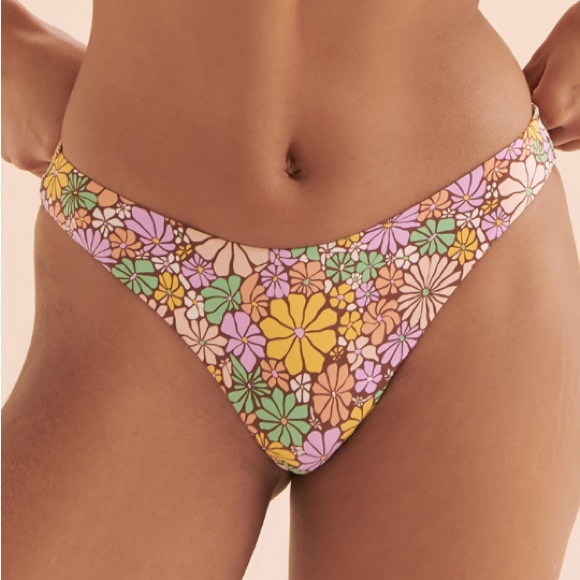 NWT Roxy Bikini Bottoms L - Picture 1 of 4